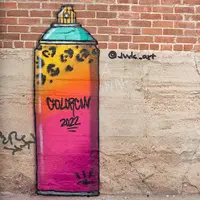 an image of a mural spray paint can mentioning Colorcon 2022